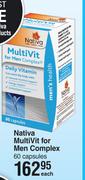 Nativa Multivit For Men Complex 60 Capsules-Each