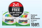 Centrum Adult Multivitamin 30 Tablets-Each