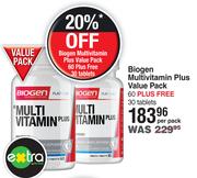 Biogen Multivitamin Plus Value Pack 60 Plus Free 30 Tablets-Per Pack
