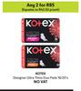 Kotex Designer Ultra Thins Duo pads 16/20's-For Any 2