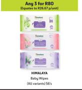 Himalaya Baby Wipes (All Variants)-For Any 3 x 56's