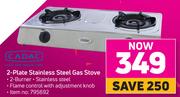 CADAC 2 Plate Stainless Steel Gas Stove