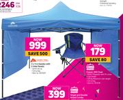 Ozark Trail 3x3m Gazebo with 2 Side Panels