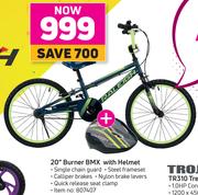 Raleigh 20inch Burner BMX with Helmet