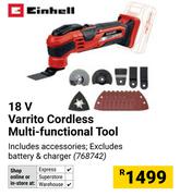 Einhell 18V Varrito Cordless Multi-Functional Tool 768742