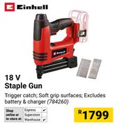Einhell 18V Staple Gun 784260