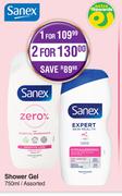 Sanex Shower Gel Assorted-750ml
