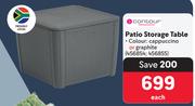 Contour Patio Storage Table-Each