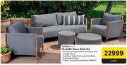 Terrace Leisure Orchid 5 Piece Patio Set-Each