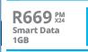 Huawei Nova 5T-On Smart Data 1GB