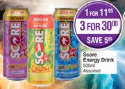 Score Energy Drink Assorted-500ml