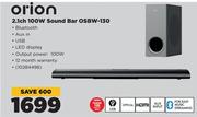 Orion 2.1 CH 100W Sound Bar OSBW-130
