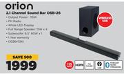 Orion 2.1 Channel Sound Bar OSB-26