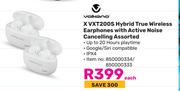 Volkano X VXT200S Hybrid True Wireless Earphones With Active Noise Cancelling Assorted-Each