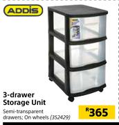 Addis 3 Drawer Storage Unit