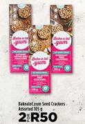 Bakealot Yum Seed Crackers Assorted-For 2 x 105g