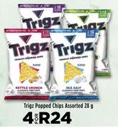 Trigz Popped Chips Assorted-For 4 x 28g