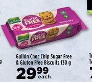 Gullon Choc Chip Sugar Free & Gluten Free Biscuits-130g Each