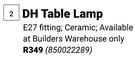 DH Table Lamp