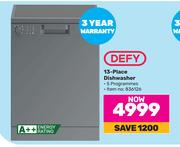 Defy 13-Place Dishwasher
