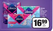 Libresse Maxi Sanitary Pads With Wings Assorted-7s/9s/10s Per Pack