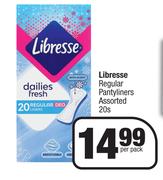 Libresse Regular Pnatyliners Assorted-20s Per Pack