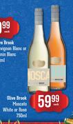 Olive Brook Moscato White Or Rose-750ml Each