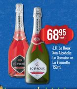 J.C.Le.Roux Non Alcoholic Le Domaine Or La Fleurette-750ml Each