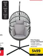 Patio Hanging Lounger With Stand