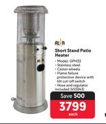 Alva Short Stand Patio Heater GPH33