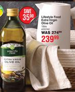 Lifestyle Food Extra Virgin Olive Oil-1Ltr
