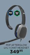 PS4/Xbox One PDP Afterglow LVL 1 Chat Headset