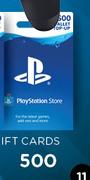 PSN Live Gift Cards 500 Wallet Top Up
