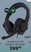 PS4/Xbox One Sparkfox SF1 Stereo Headset