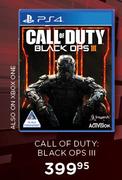 PS4 Call Of Duty: Black OPS III