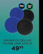 PS4/Xbox One Sparkfox Deluxe Thumb Grip 4 Pack