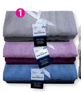 Mainstays 3 Pack Guest Towel Set (Monochrome)-Per Pack