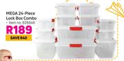 Mega 24 Piece Lock Box Combo