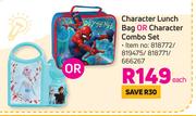 Character Lunch Bag Or Character Combo Set-Each