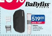 Babyliss Cordless Clipper With 40mm Beard Comb E971E-Per Kit