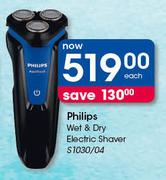 Philips Wet & Dry Electric Shaver S1030/04-Each