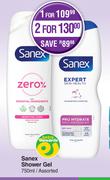 Sanex Shower Gel Assorted-750ml