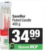 SaveMor Fluted Candle-400g Each