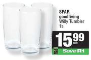 Spar Good Living Willy Tumbler-1s