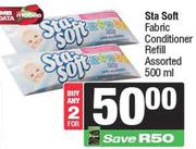 Sta Soft Fabric Conditioner Refill Assorted-For 2 x 500ml