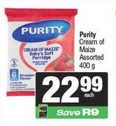 Purity Cream Of Maize Assorted-400g