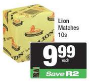 Lion Matches-10s