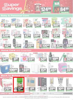 SPAR & SUPERSPAR Western Cape : Christmas Super Savings (24 November - 07 December 2025), page 11