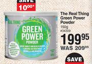The Real Thing Green Power Powder-150g