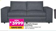 Tranquility Sleeper Couch Grey